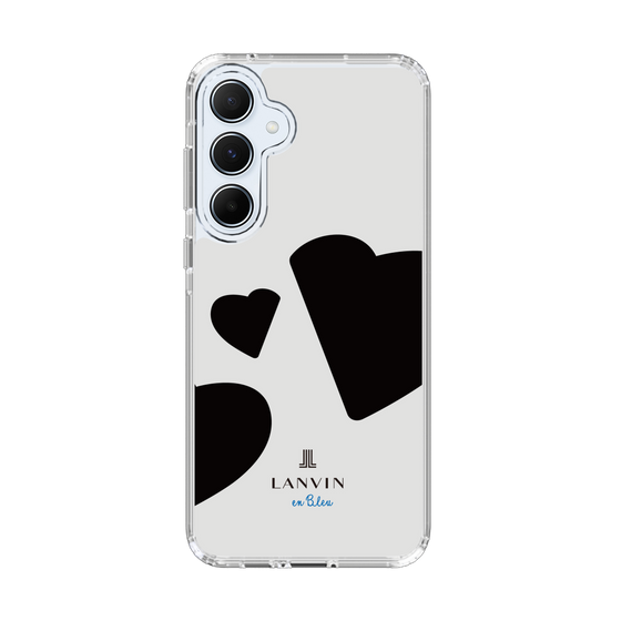 スリムプロテクションケース［ LANVIN en Bleu Hearts Black - ランバン ハート ブラック ］