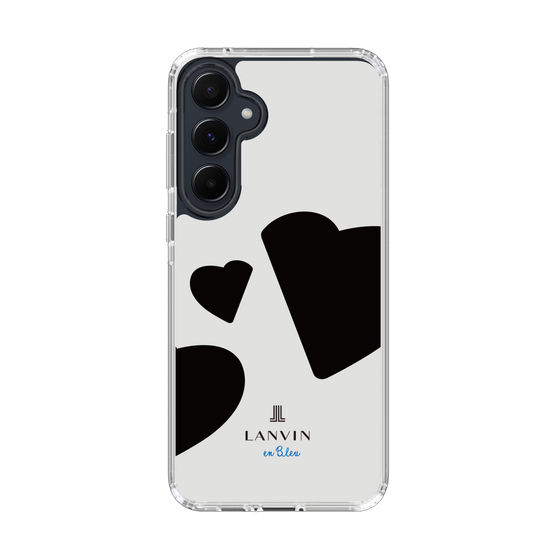 スリムプロテクションケース［ LANVIN en Bleu Hearts Black - ランバン ハート ブラック ］