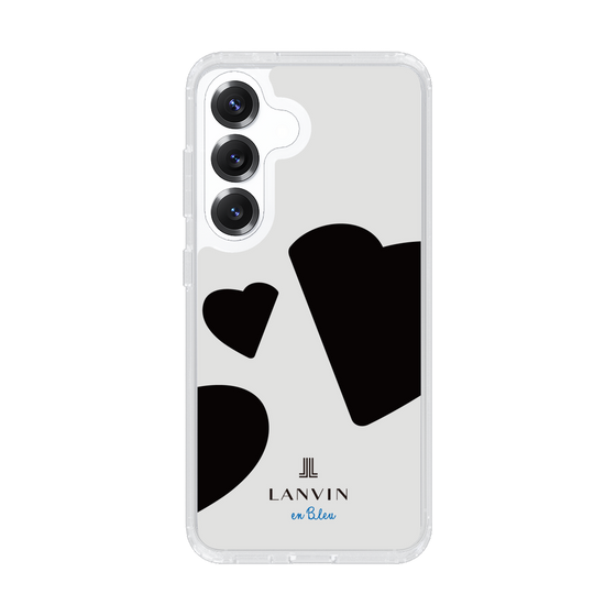 スリムプロテクションケース［ LANVIN en Bleu Hearts Black - ランバン ハート ブラック ］