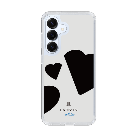 スリムプロテクションケース［ LANVIN en Bleu Hearts Black - ランバン ハート ブラック ］