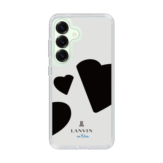 スリムプロテクションケース［ LANVIN en Bleu Hearts Black - ランバン ハート ブラック ］