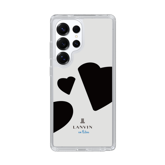 スリムプロテクションケース［ LANVIN en Bleu Hearts Black - ランバン ハート ブラック ］