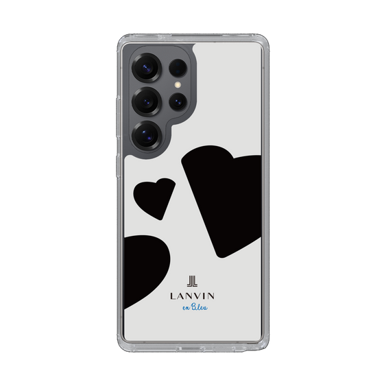 スリムプロテクションケース［ LANVIN en Bleu Hearts Black - ランバン ハート ブラック ］