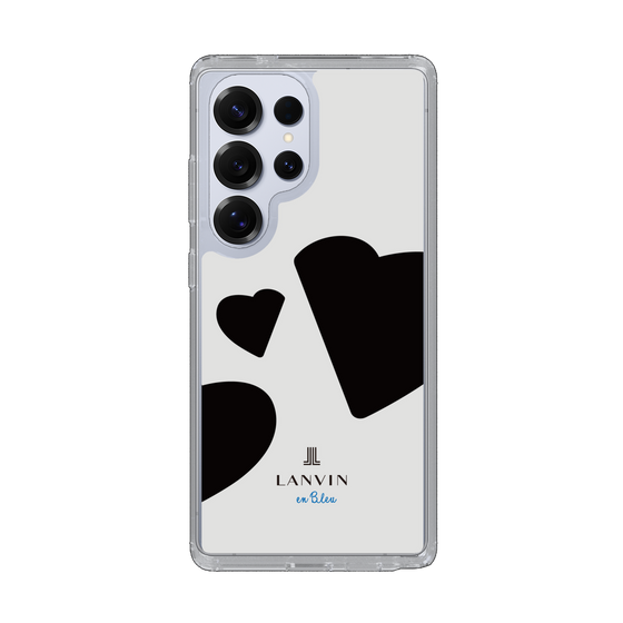 スリムプロテクションケース［ LANVIN en Bleu Hearts Black - ランバン ハート ブラック ］