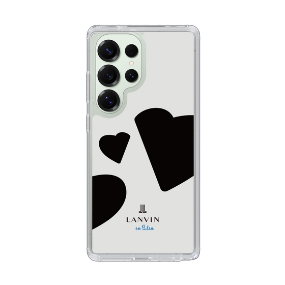 スリムプロテクションケース［ LANVIN en Bleu Hearts Black - ランバン ハート ブラック ］