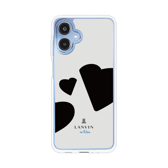 スリムプロテクションケース［ LANVIN en Bleu Hearts Black - ランバン ハート ブラック ］