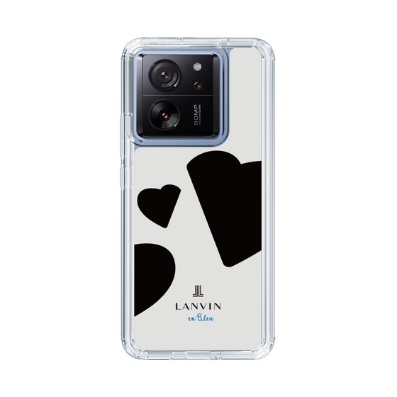 スリムプロテクションケース［ LANVIN en Bleu Hearts Black - ランバン ハート ブラック ］