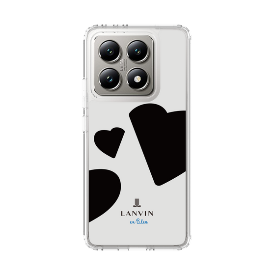 スリムプロテクションケース［ LANVIN en Bleu Hearts Black - ランバン ハート ブラック ］