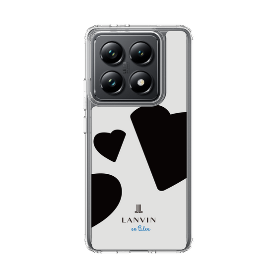 スリムプロテクションケース［ LANVIN en Bleu Hearts Black - ランバン ハート ブラック ］
