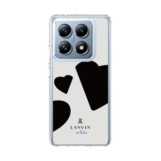 スリムプロテクションケース［ LANVIN en Bleu Hearts Black - ランバン ハート ブラック ］