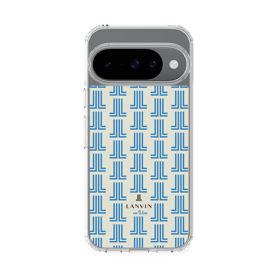 スリムプロテクションケース［ LANVIN en Bleu Monogram Blue - ランバン ブルーモノグラム ］