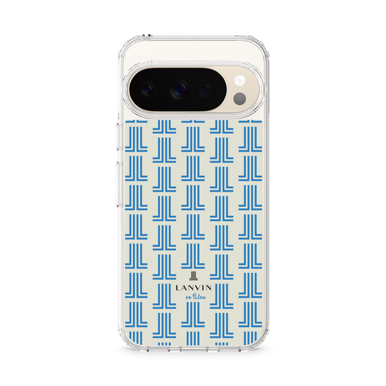 スリムプロテクションケース［ LANVIN en Bleu Monogram Blue - ランバン ブルーモノグラム ］