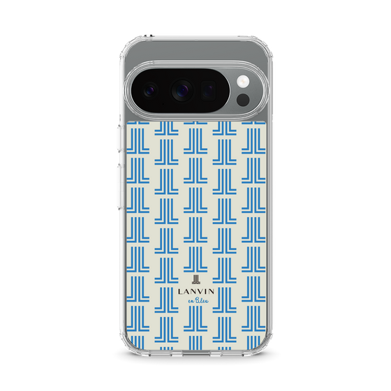 スリムプロテクションケース［ LANVIN en Bleu Monogram Blue - ランバン ブルーモノグラム ］
