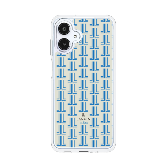スリムプロテクションケース［ LANVIN en Bleu Monogram Blue - ランバン ブルーモノグラム ］