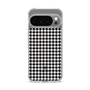 スリムプロテクションケース［ Houndstooth Pattern Black with LANVIN en Bleu logo- ランバン 千鳥格子柄 ブラック ］