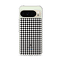 スリムプロテクションケース［ Houndstooth Pattern Black with LANVIN en Bleu logo- ランバン 千鳥格子柄 ブラック ］