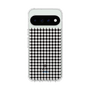 スリムプロテクションケース［ Houndstooth Pattern Black with LANVIN en Bleu logo- ランバン 千鳥格子柄 ブラック ］