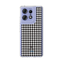 スリムプロテクションケース［ Houndstooth Pattern Black with LANVIN en Bleu logo- ランバン 千鳥格子柄 ブラック ］