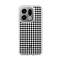 スリムプロテクションケース［ Houndstooth Pattern Black with LANVIN en Bleu logo- ランバン 千鳥格子柄 ブラック ］