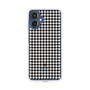スリムプロテクションケース［ Houndstooth Pattern Black with LANVIN en Bleu logo- ランバン 千鳥格子柄 ブラック ］