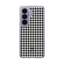 スリムプロテクションケース［ Houndstooth Pattern Black with LANVIN en Bleu logo- ランバン 千鳥格子柄 ブラック ］