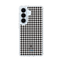 スリムプロテクションケース［ Houndstooth Pattern Black with LANVIN en Bleu logo- ランバン 千鳥格子柄 ブラック ］