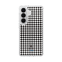 スリムプロテクションケース［ Houndstooth Pattern Black with LANVIN en Bleu logo- ランバン 千鳥格子柄 ブラック ］