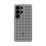 スリムプロテクションケース［ Houndstooth Pattern Black with LANVIN en Bleu logo- ランバン 千鳥格子柄 ブラック ］