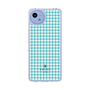 スリムプロテクションケース［ Houndstooth Pattern Blue with LANVIN en Bleu logo- ランバン 千鳥格子柄 ブルー ］