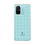 スリムプロテクションケース［ Houndstooth Pattern Blue with LANVIN en Bleu logo- ランバン 千鳥格子柄 ブルー ］