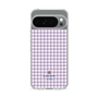 スリムプロテクションケース［ Houndstooth Pattern Purple -with LANVIN en Bleu logo ランバン 千鳥格子柄 パープル ］