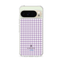 スリムプロテクションケース［ Houndstooth Pattern Purple -with LANVIN en Bleu logo ランバン 千鳥格子柄 パープル ］