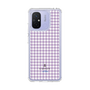 スリムプロテクションケース［ Houndstooth Pattern Purple -with LANVIN en Bleu logo ランバン 千鳥格子柄 パープル ］
