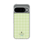 スリムプロテクションケース［ Houndstooth Pattern Green with LANVIN en Bleu logo- ランバン 千鳥格子柄 グリーン ］