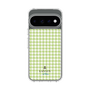 スリムプロテクションケース［ Houndstooth Pattern Green with LANVIN en Bleu logo- ランバン 千鳥格子柄 グリーン ］
