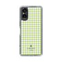 スリムプロテクションケース［ Houndstooth Pattern Green with LANVIN en Bleu logo- ランバン 千鳥格子柄 グリーン ］