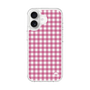 スリムプロテクションケース［ Checkered Pink - ギンガムチェック ピンク ］