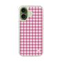スリムプロテクションケース［ Checkered Pink - ギンガムチェック ピンク ］