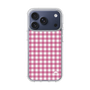 スリムプロテクションケース［ Checkered Pink - ギンガムチェック ピンク ］