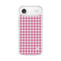スリムプロテクションケース［ Checkered Pink - ギンガムチェック ピンク ］