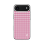 スリムプロテクションケース［ Checkered Pink - ギンガムチェック ピンク ］