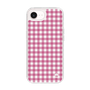 スリムプロテクションケース［ Checkered Pink - ギンガムチェック ピンク ］