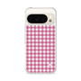 スリムプロテクションケース［ Checkered Pink - ギンガムチェック ピンク ］