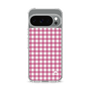 スリムプロテクションケース［ Checkered Pink - ギンガムチェック ピンク ］