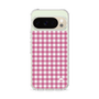 スリムプロテクションケース［ Checkered Pink - ギンガムチェック ピンク ］