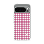 スリムプロテクションケース［ Checkered Pink - ギンガムチェック ピンク ］