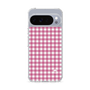 スリムプロテクションケース［ Checkered Pink - ギンガムチェック ピンク ］