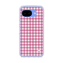 スリムプロテクションケース［ Checkered Pink - ギンガムチェック ピンク ］