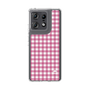 スリムプロテクションケース［ Checkered Pink - ギンガムチェック ピンク ］