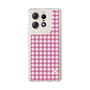 スリムプロテクションケース［ Checkered Pink - ギンガムチェック ピンク ］